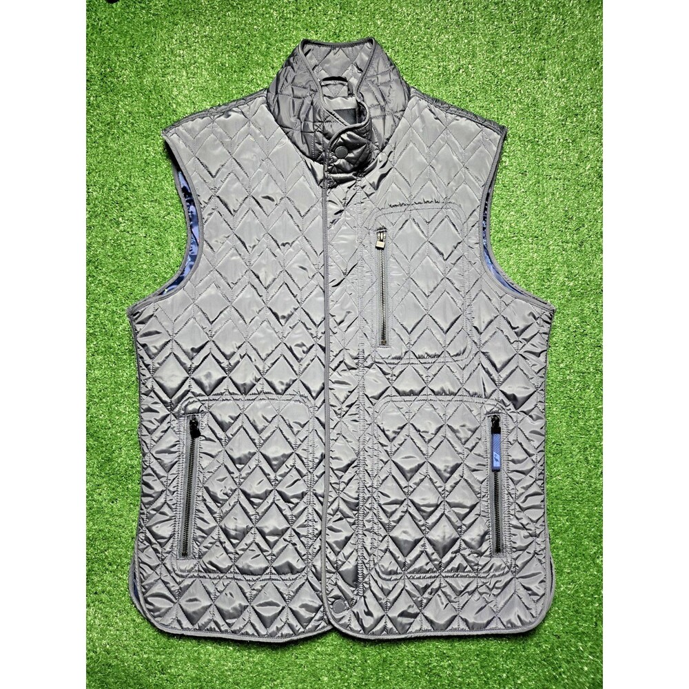 Taylorbird Collection Quilted Vest – Navy – Men’s Large
